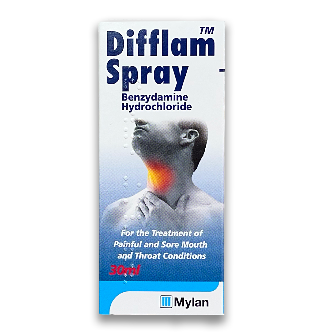 Difflam 0.15% Oral Spray.
