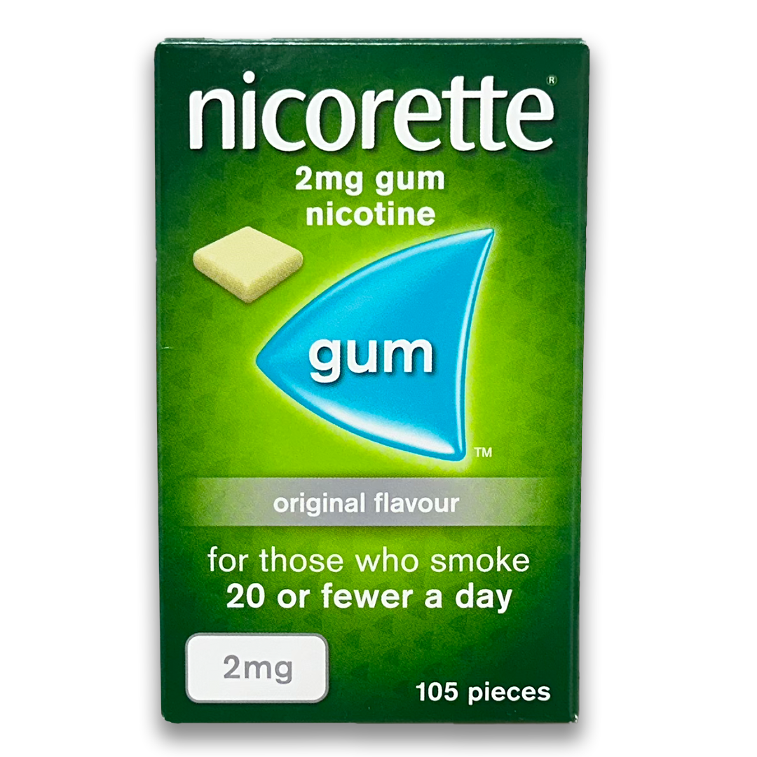 Nicorette gum (Nicotine).