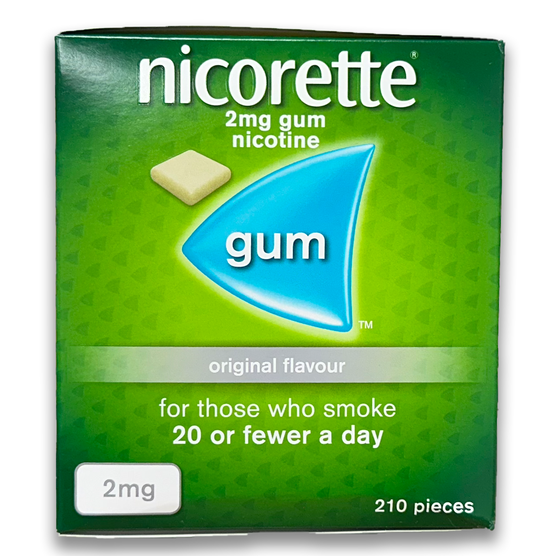 Nicorette gum (Nicotine).