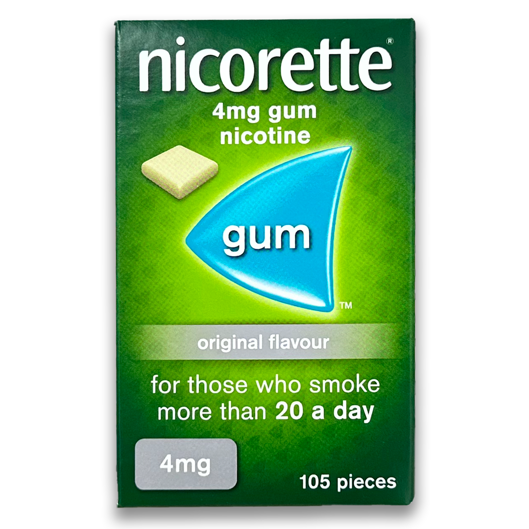 Nicorette gum (Nicotine).