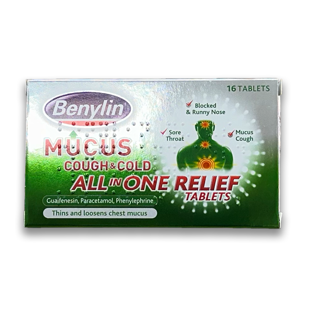 Benylin Mucus Cough & Cold All-in-One.