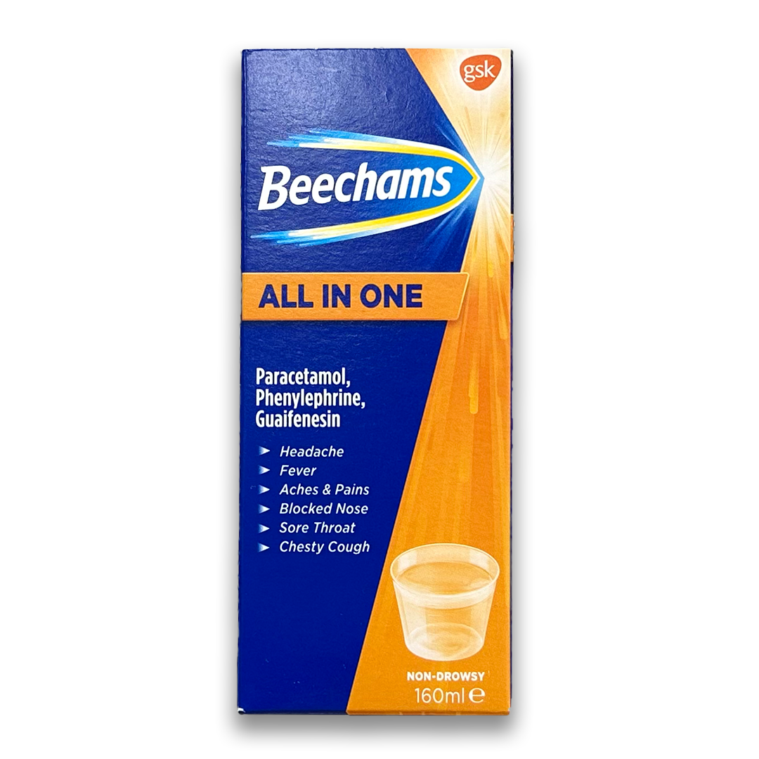 Beechams All-in-One Oral Solution.