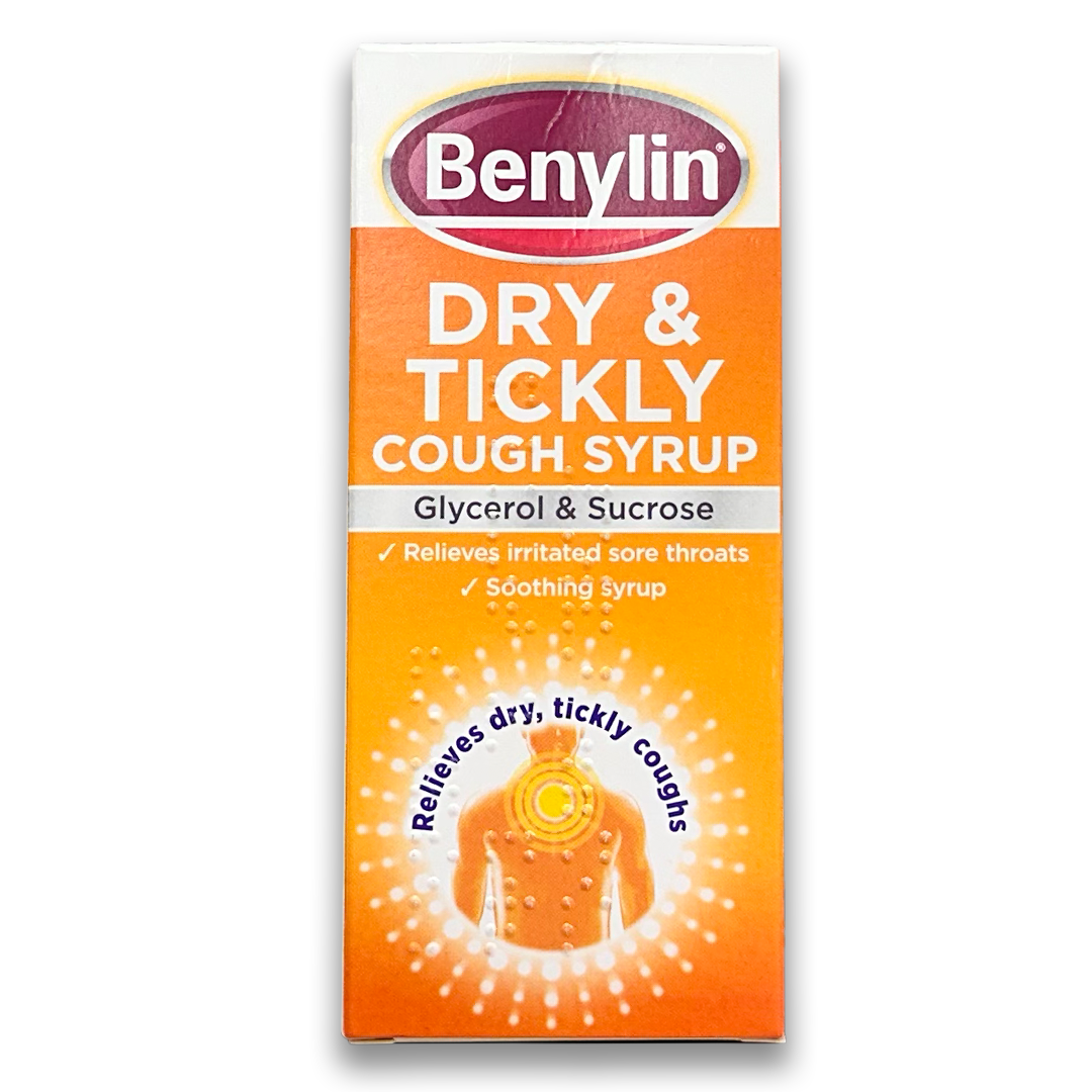 Benylin Dry & Tickly Cough Syrup.