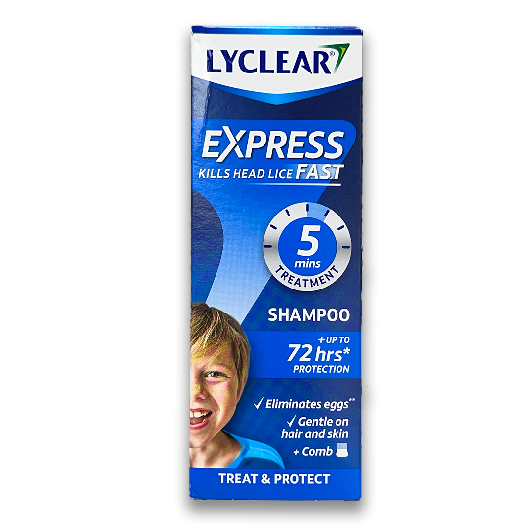 Lyclear Express Head Lice Shampoo.
