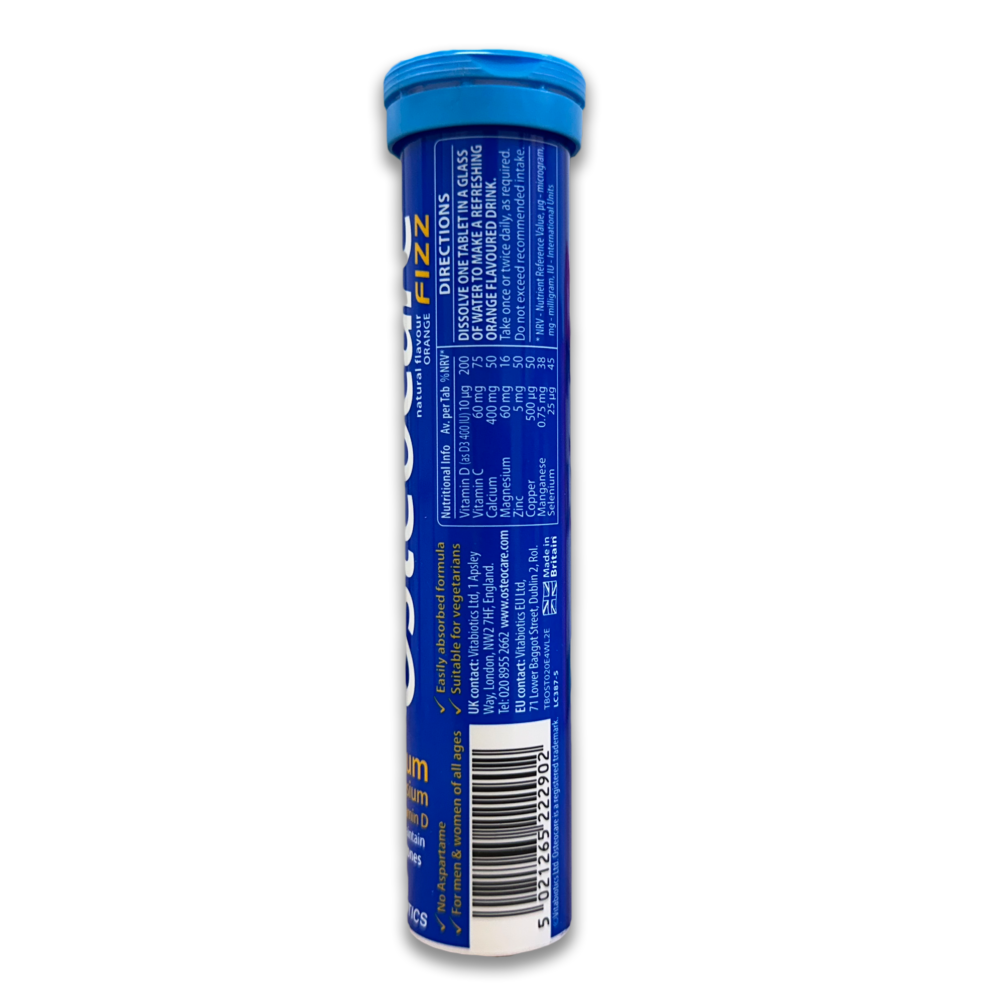 Osteocare Fizz Tablets Tube.