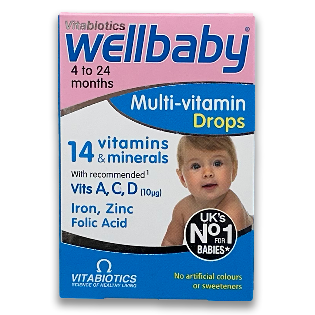 Wellbaby Multi-vitamin Drops (4 to 24 months).