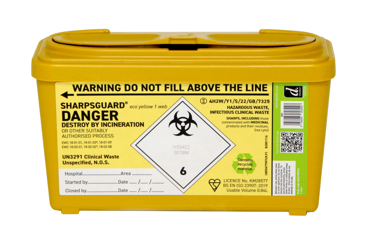 Sharps bin.