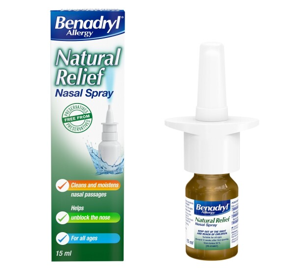 Benadryl Allergy Natural Relief Nasal Spray