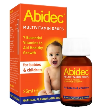 Abidec Multivitamin Drops - CONTAINS PEANUT OIL.