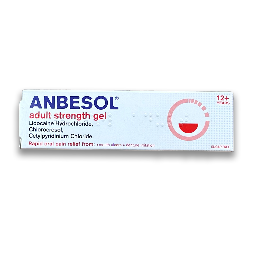 Anbesol Adult Strength Gel.