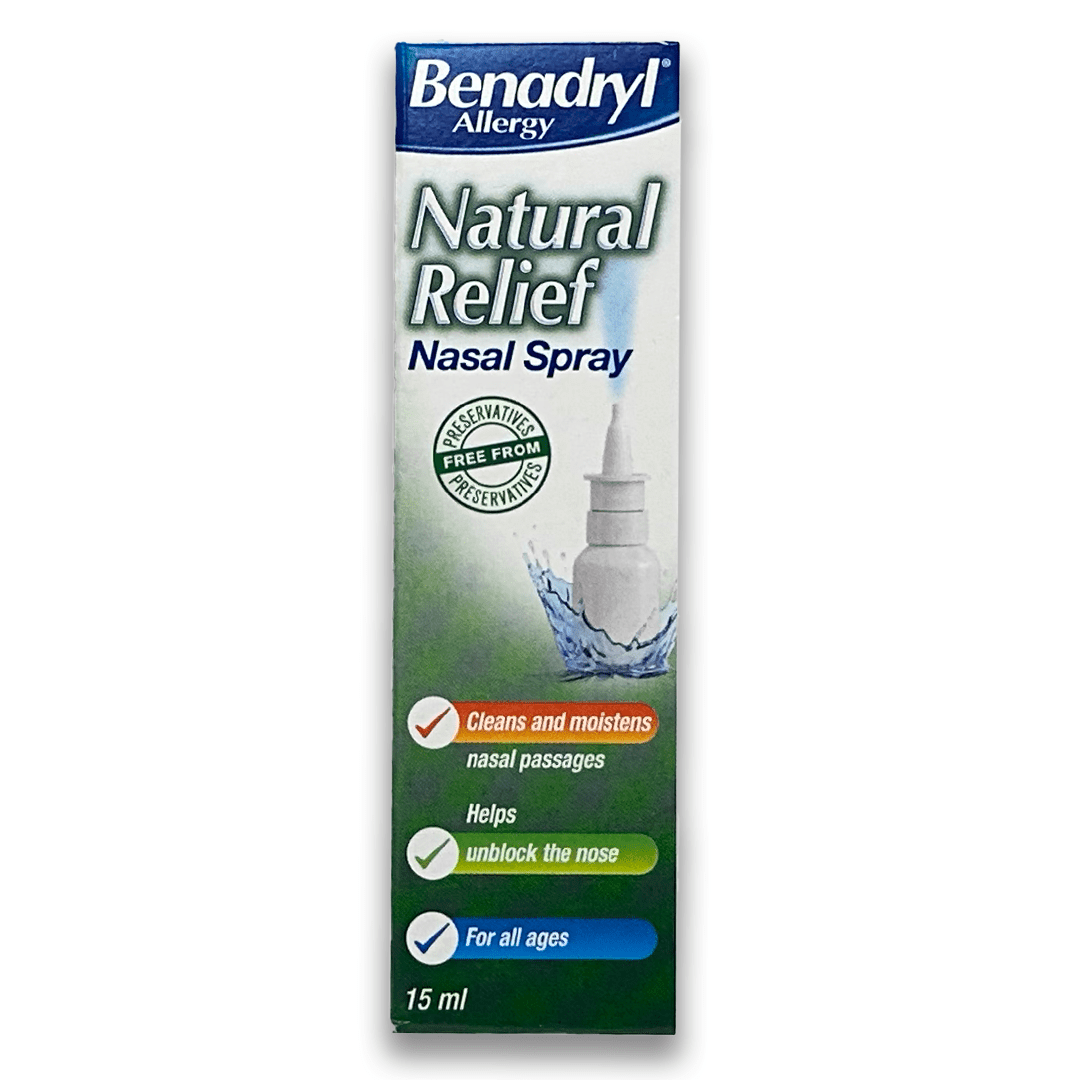 Benadryl Allergy Natural Relief Nasal Spray - Rightangled