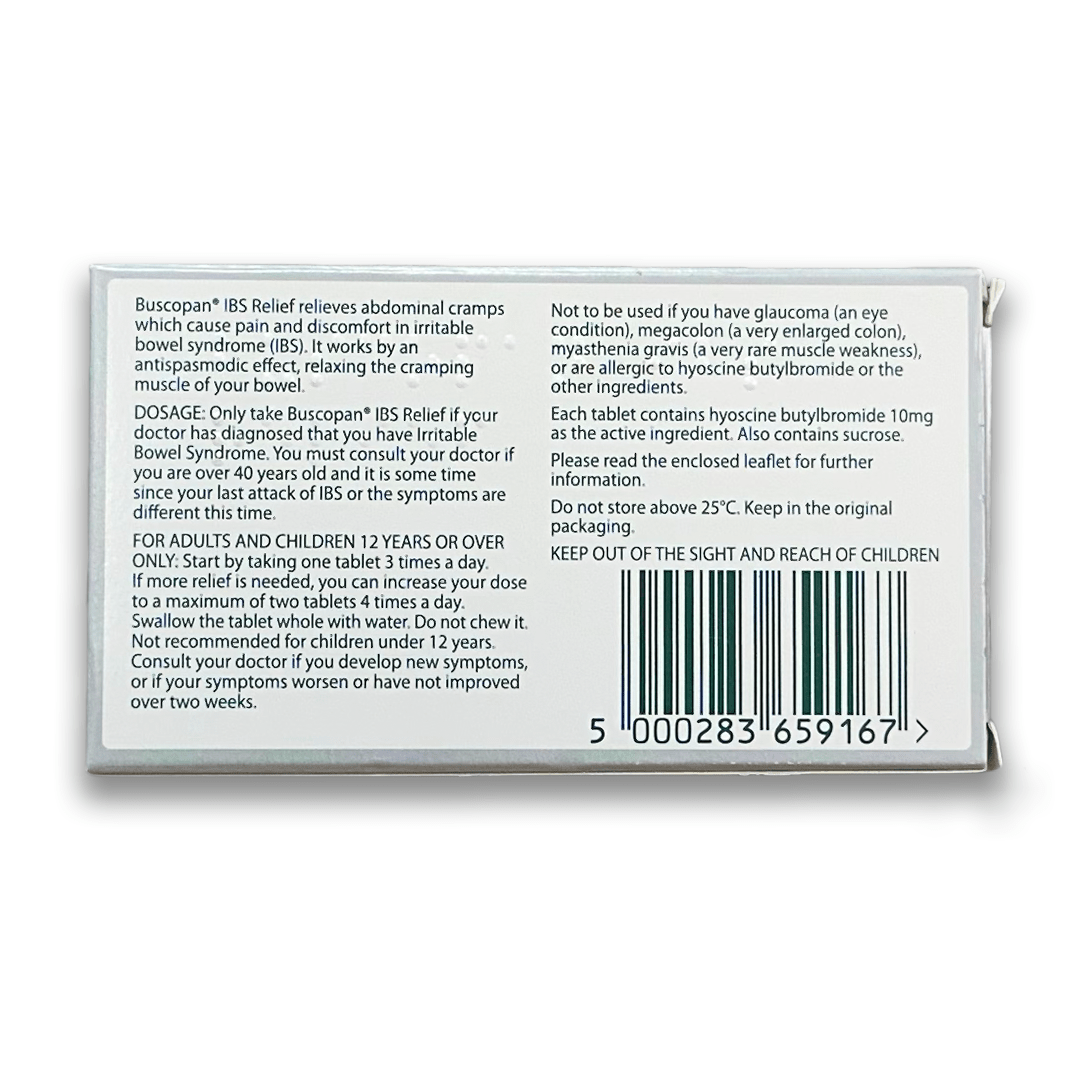 Buscopan IBS Relief Tablets - Rightangled