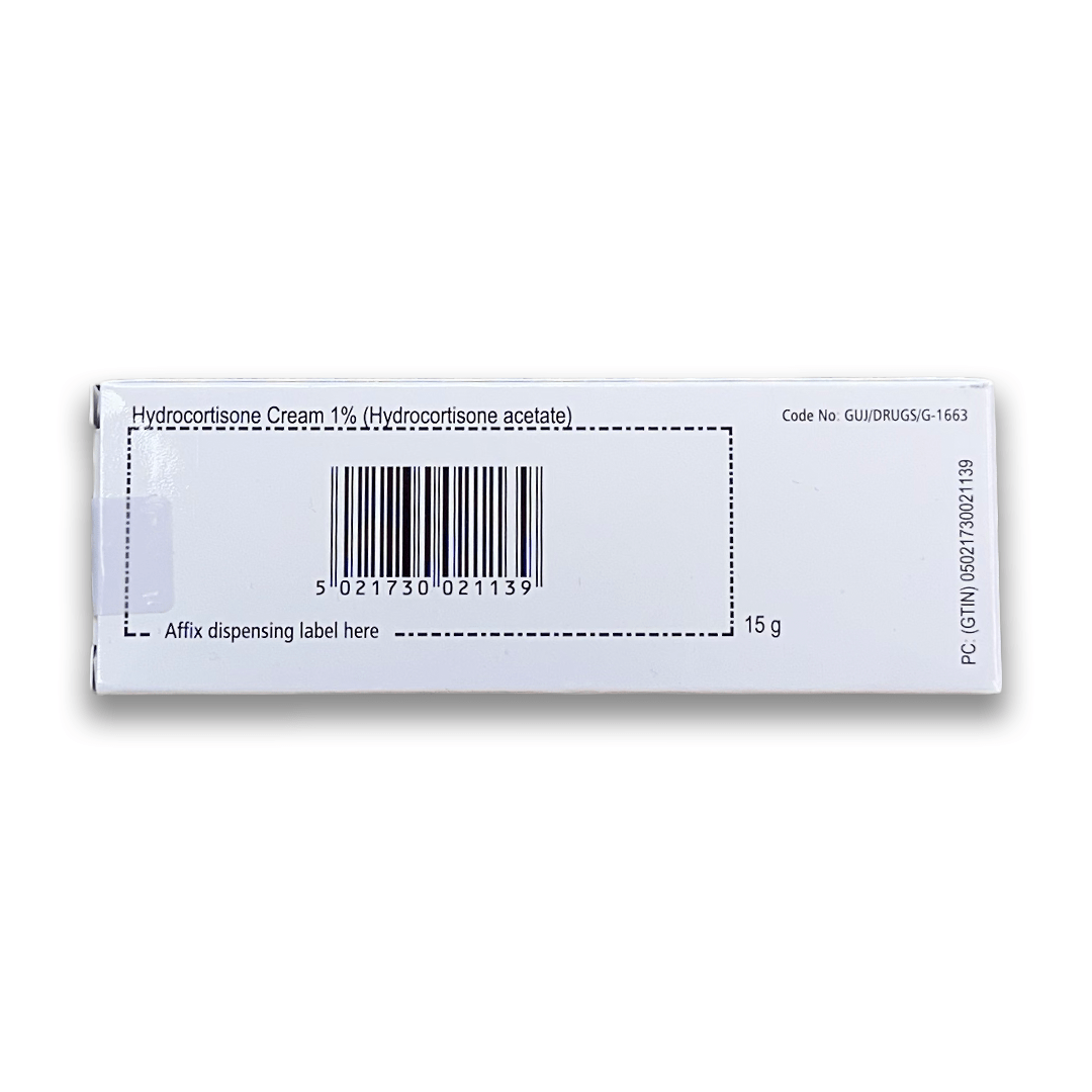 Hydrocortisone 1% w/w Cream - (Brand May Vary) - Rightangled