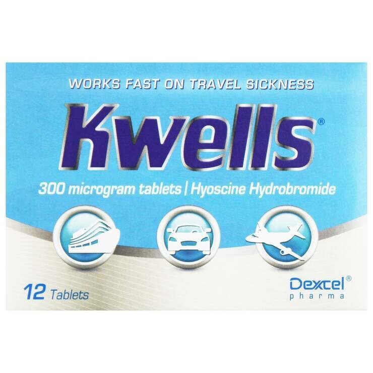 Kwells Travel Sickness Tablets.