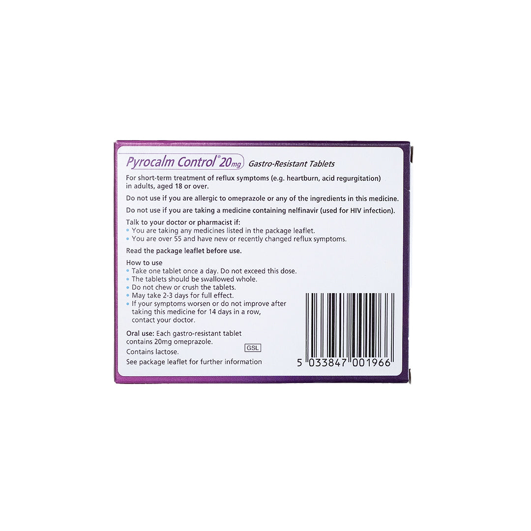 Pyrocalm Control 20mg.