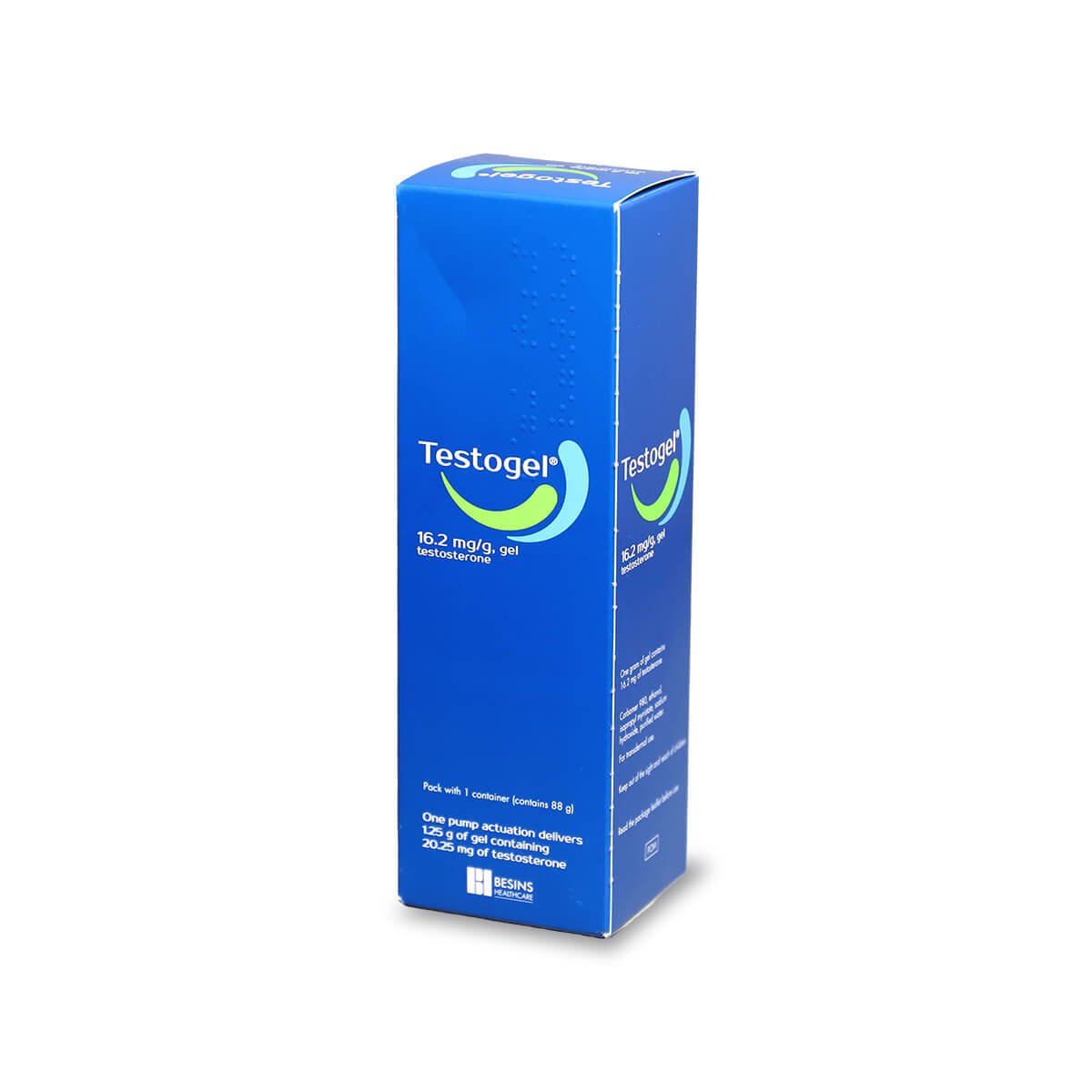 Testogel 16.2mg/g gel 88g pump pack