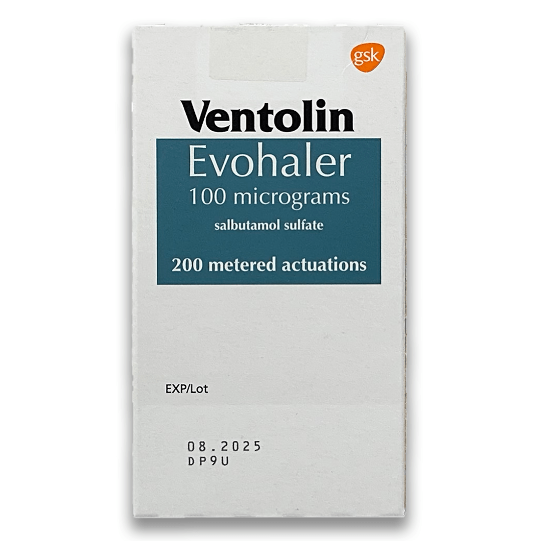 Ventolin Evohaler 100mcg - Rightangled