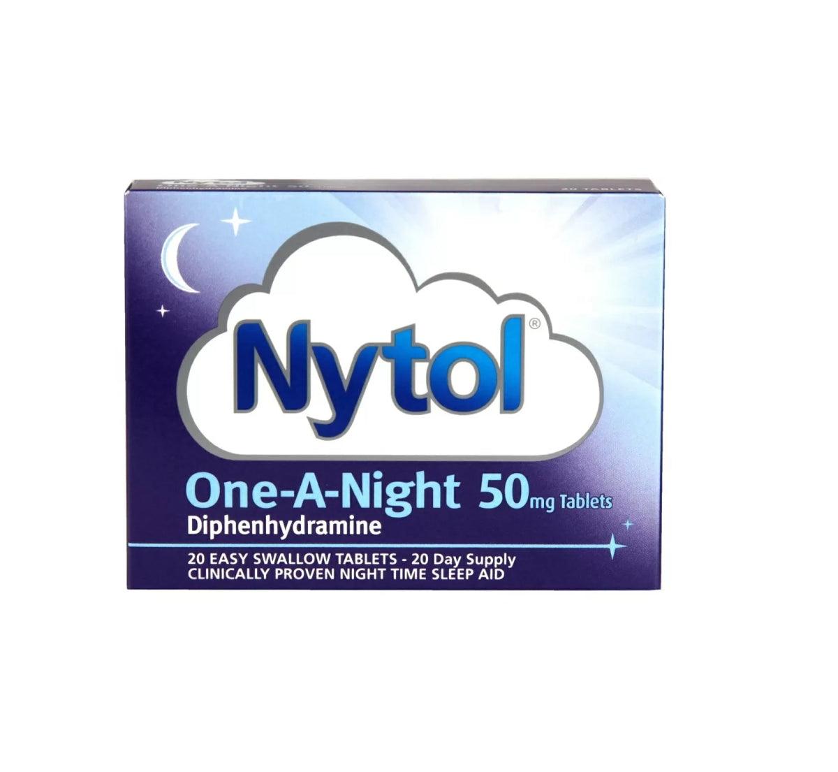 Nytol one a night 50mg.