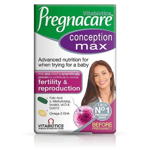 Buy Pregnacare Conception Max Vitabiotics Rightangled