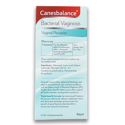 Vaginose bactérienne Canesbalance