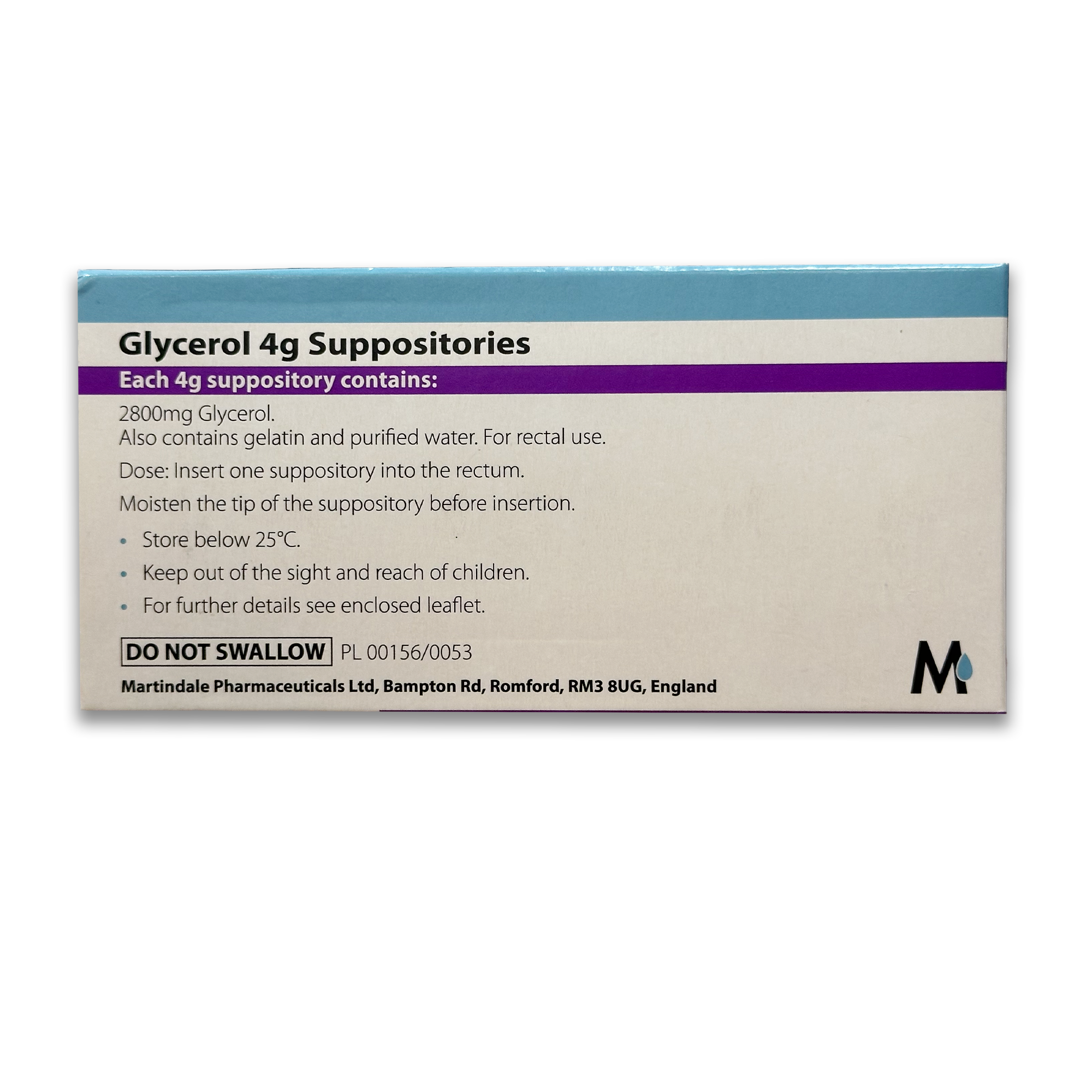 Suppositoires au glycérol 4 g - Adultes