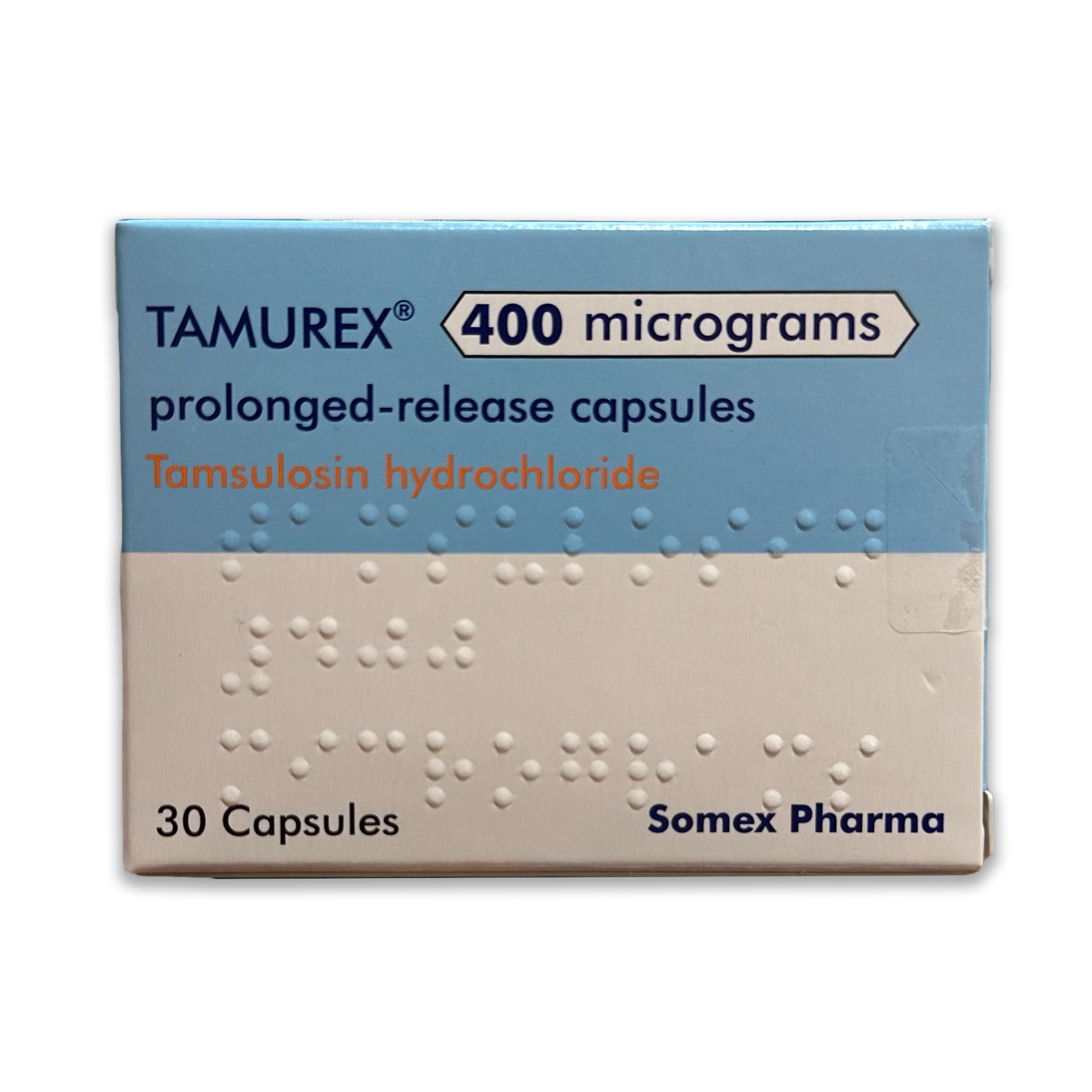 Gélules de tamsulosine 400mcg MR