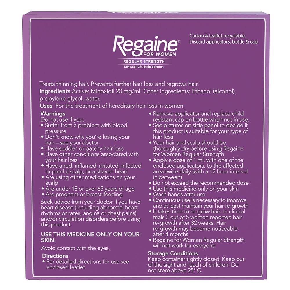REGAINE FOR WOMEN 2% SOLUTION (60ML)