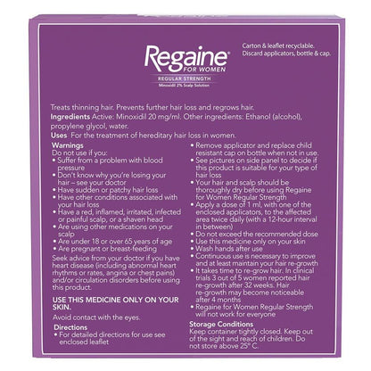 REGAINE FOR WOMEN 2% SOLUTION (60ML)