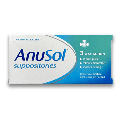 Anusol Suppositories - Rightangled