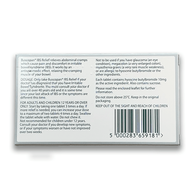 Buscopan IBS Relief Tablets - Rightangled