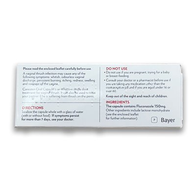 Canesten Thrush 150mg Oral Capsule - Rightangled