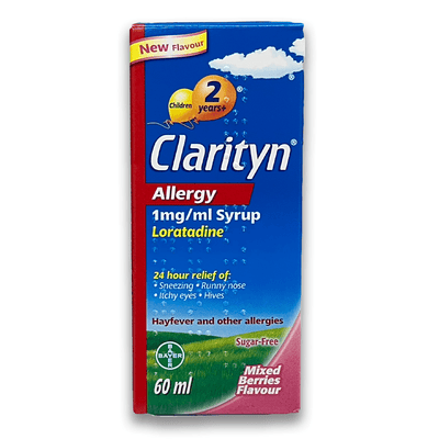Clarityn Children's Allergy 1mg/ml Berry Syrup - Rightangled