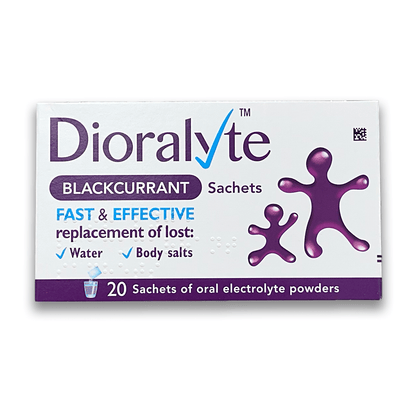Dioralyte Blackcurrant Sachets - Rightangled