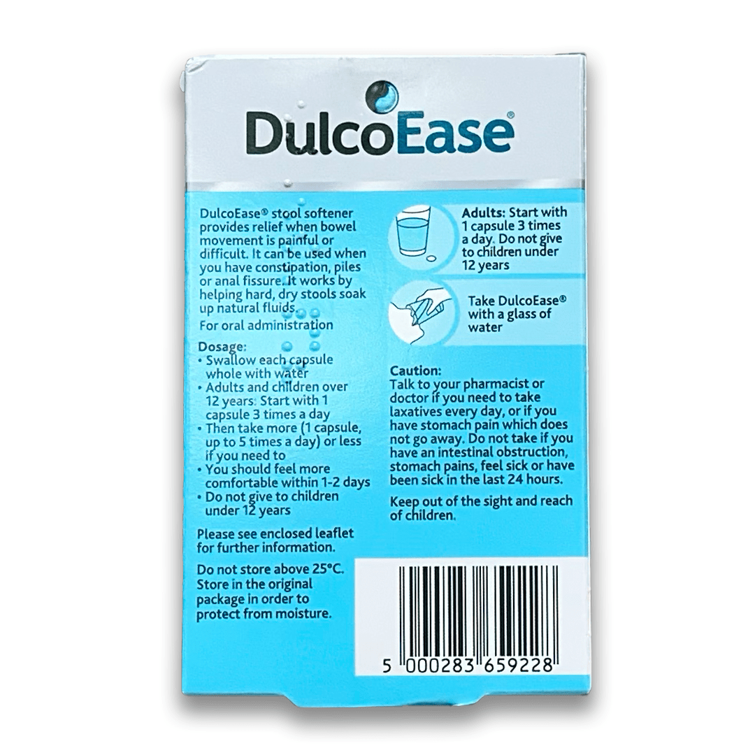 Dulcoease 100mg Capsules - Rightangled