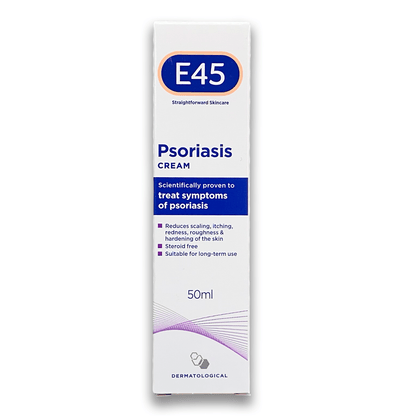 E45 Psoriasis 50ml Cream - Rightangled