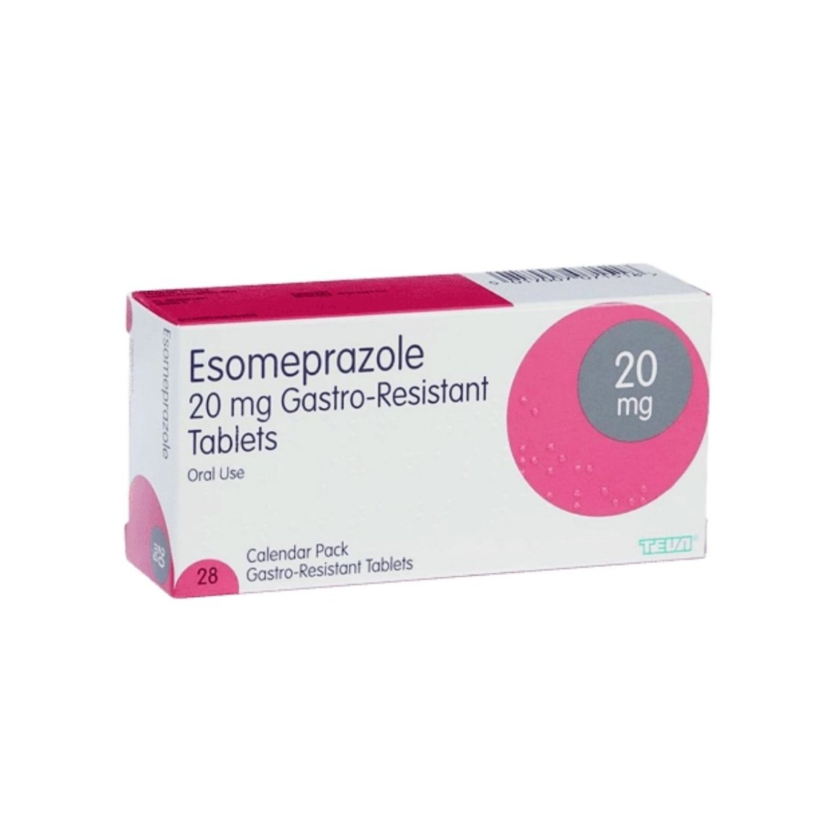 Esomeprazole 20mg Tablets [28 tablets] - Rightangled
