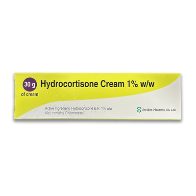 Hydrocortisone 1% w/w Cream - (Brand May Vary) - Rightangled