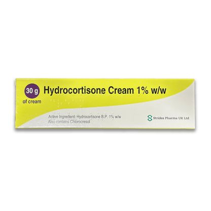 Hydrocortisone 1% w/w Cream - (Brand May Vary) - Rightangled