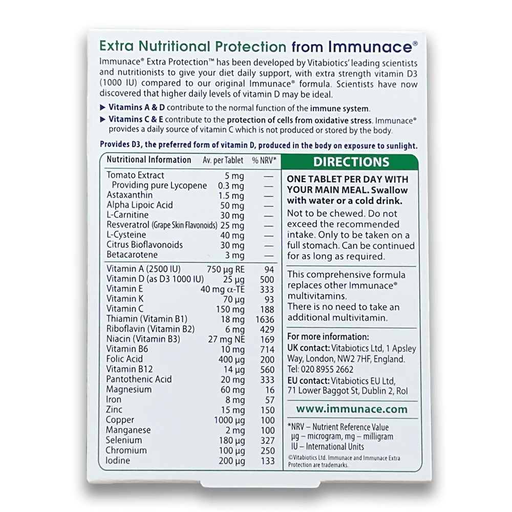 Immunace Extra Protection - Premium Immune Support GSL – Rightangled