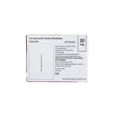 Lansoprazole Capsules [28 capsules] - Rightangled