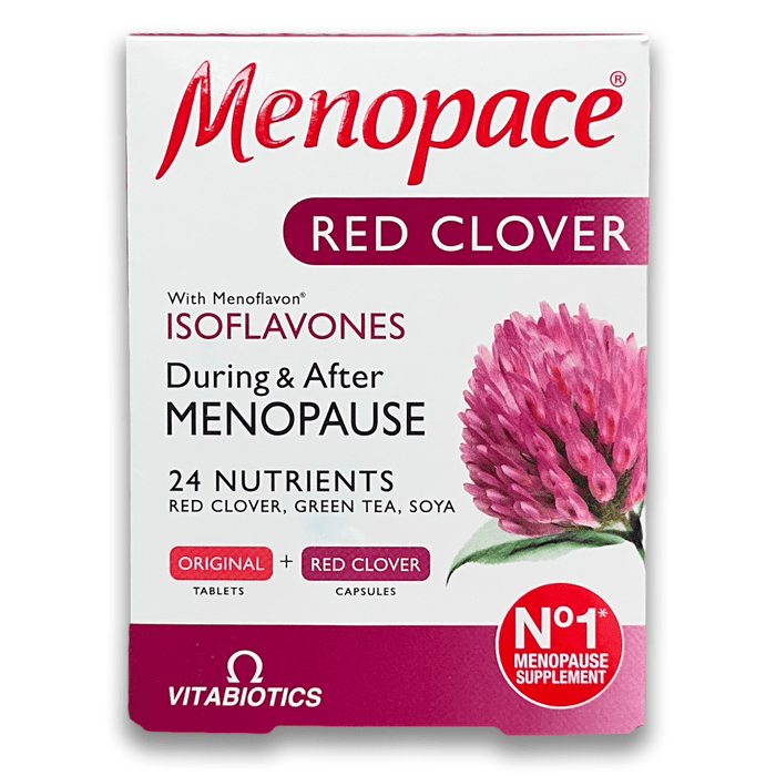 Menopace Red Clover - Menopause Relief Tablets with Vitamins – Rightangled