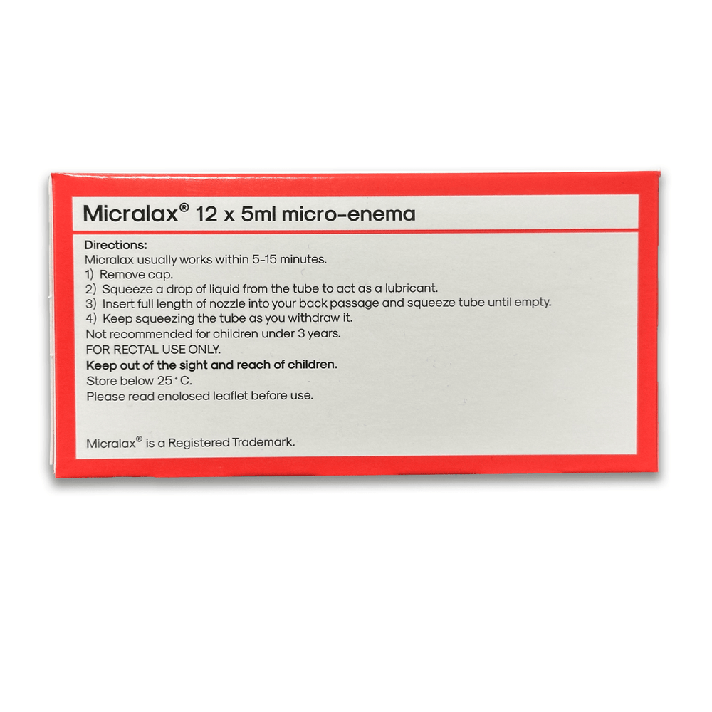 Micralax Micro Enema - Fast Constipation Relief with Ease – Rightangled