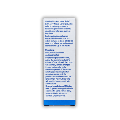 Otrivine Adult Nasal Spray - Rightangled
