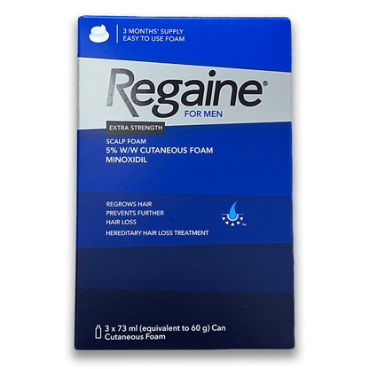 Regaine for Men Extra Strength Foam 5% - Rightangled