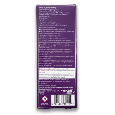 Regaine for Women 5% Scalp Foam - Rightangled