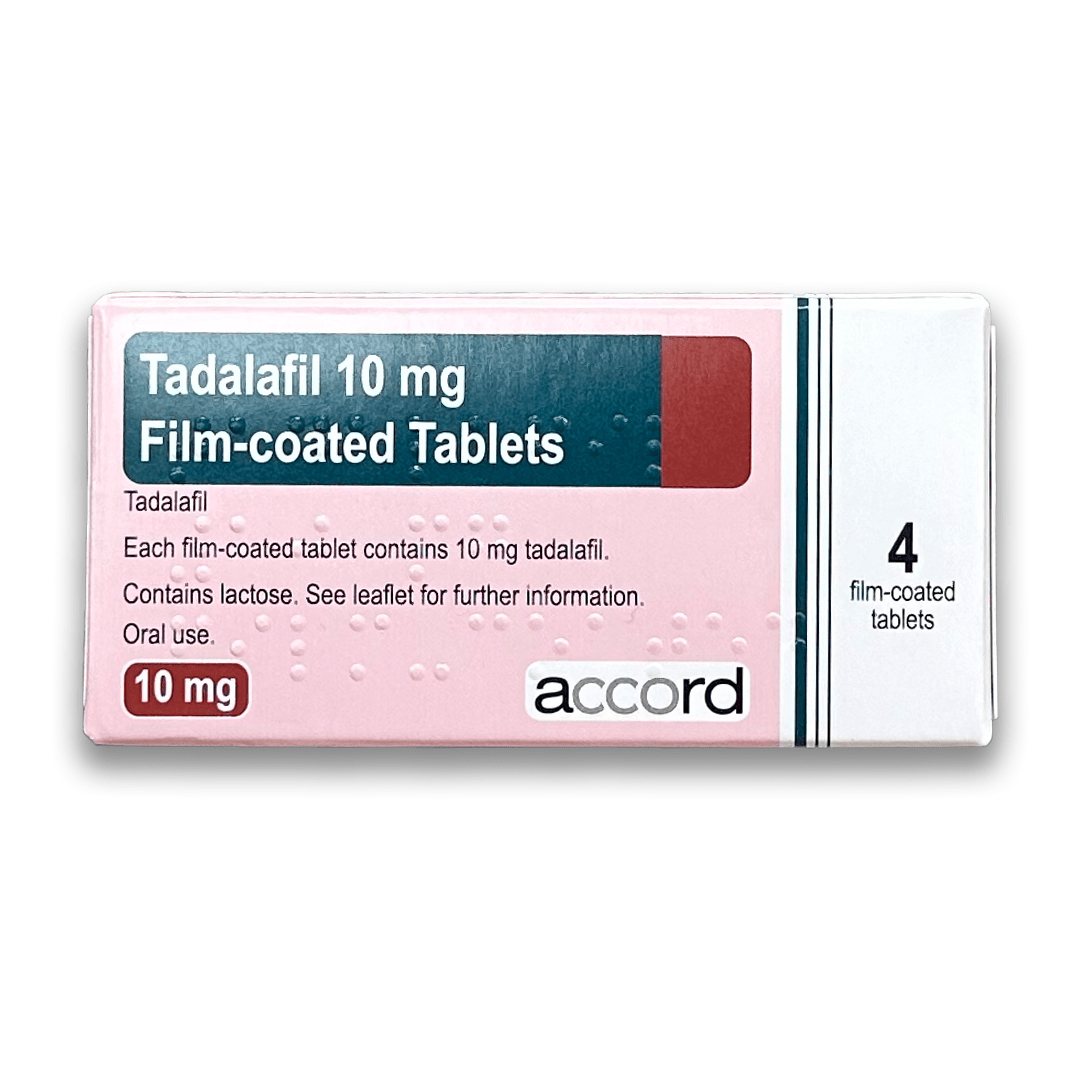 Tadalafil Tablets for Erectile Dysfunction - POM Treatment  Rightangled
