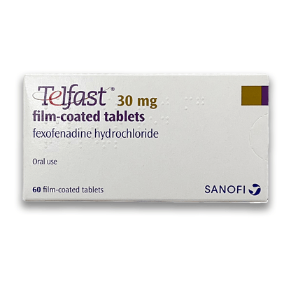 Telfast film - coated tablets Age 6 - 11 - Rightangled