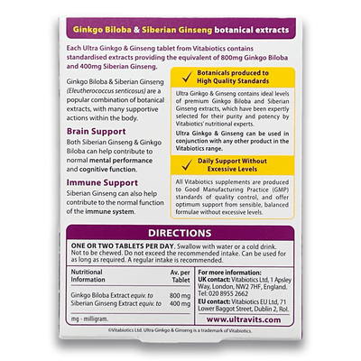 Ultra Ginkgo & Ginseng - Rightangled