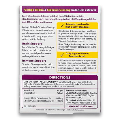 Ultra Ginkgo & Ginseng - Rightangled