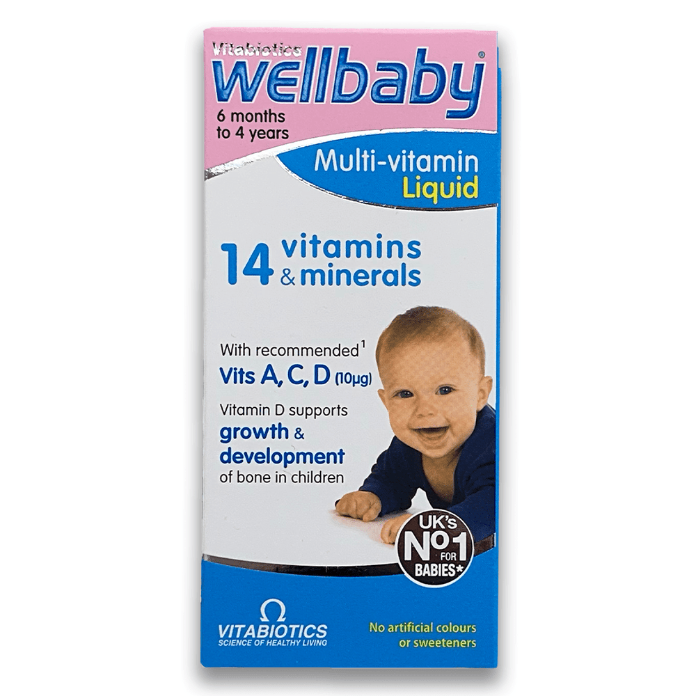 Wellbaby Multi-Vitamin Liquid for Infants and Toddlers - GSL – Rightangled